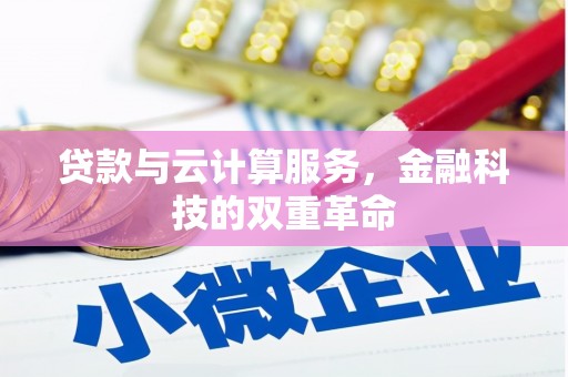 阜康贷款与云计算服务，金融科技的双重革命