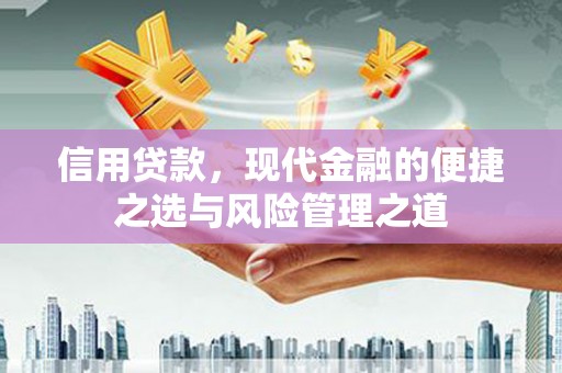 衢州信用贷款，现代金融的便捷之选与风险管理之道