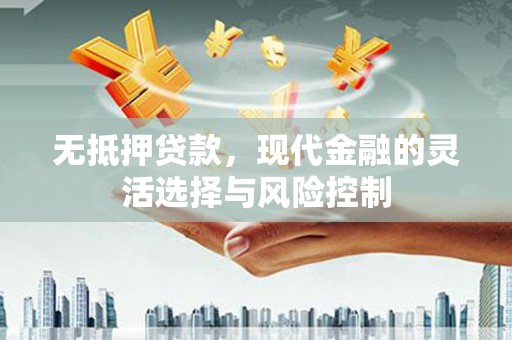 中原无抵押贷款，现代金融的灵活选择与风险控制