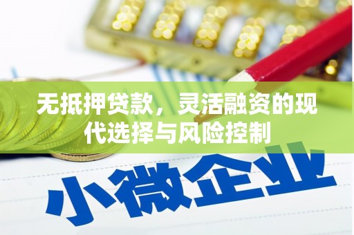 礁溪无抵押贷款，灵活融资的现代选择与风险控制