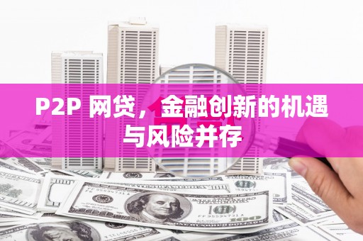 沧源P2P 网贷，金融创新的机遇与风险并存