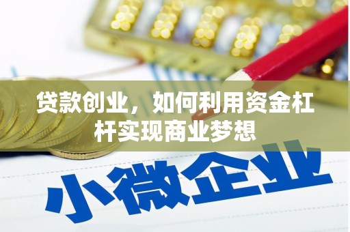 高淳贷款创业，如何利用资金杠杆实现商业梦想
