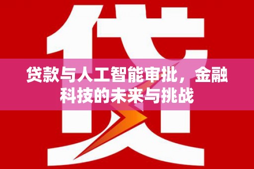 潭子贷款与人工智能审批，金融科技的未来与挑战