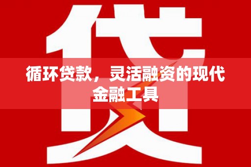 市中区循环贷款，灵活融资的现代金融工具