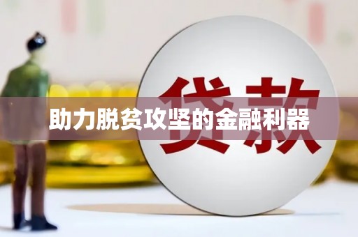 龙崎助力脱贫攻坚的金融利器